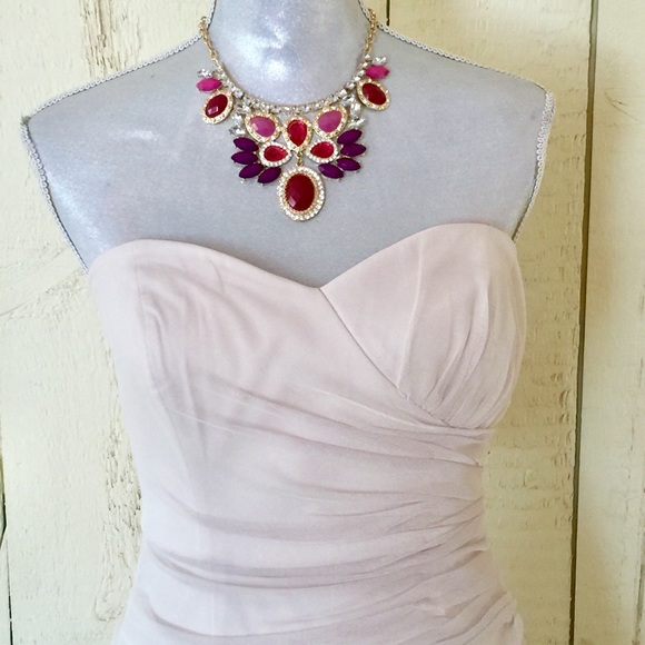 BNWT Max & Cleo Cream Romantic Cocktail Dress - Picture 2 of 8